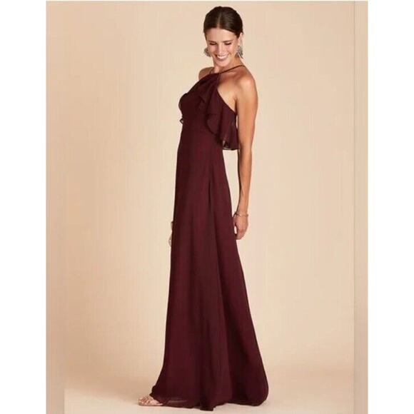 NWT Birdy Grey Jules Dress in Chiffon Cabernet - Picture 3 of 3